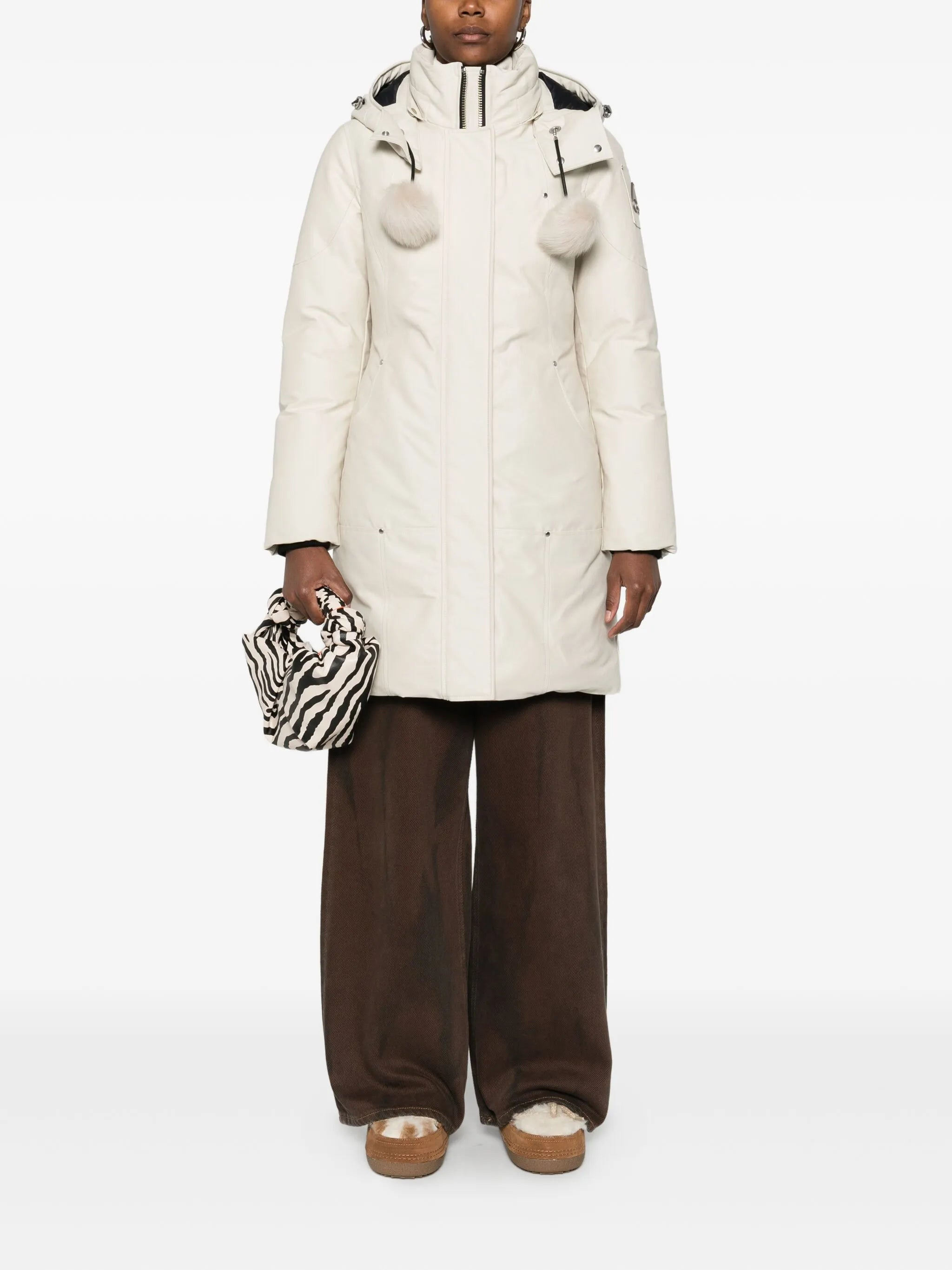 Moose Knuckles Pompom-detail Hooded Coat - 2