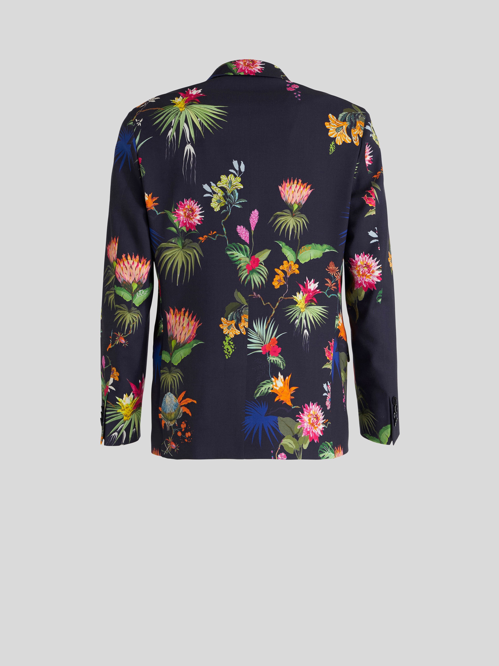 FLORAL AND LEAFY PRINT JACKET - 5