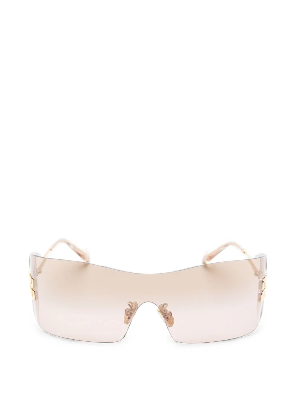 logo-plaque sunglasses - 1