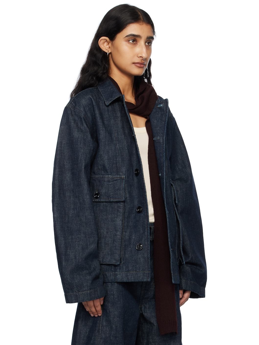 Indigo Boxy Denim Jacket - 2
