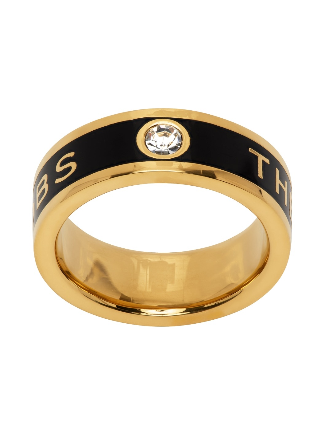 Gold & Black 'The Medallion' Ring - 1