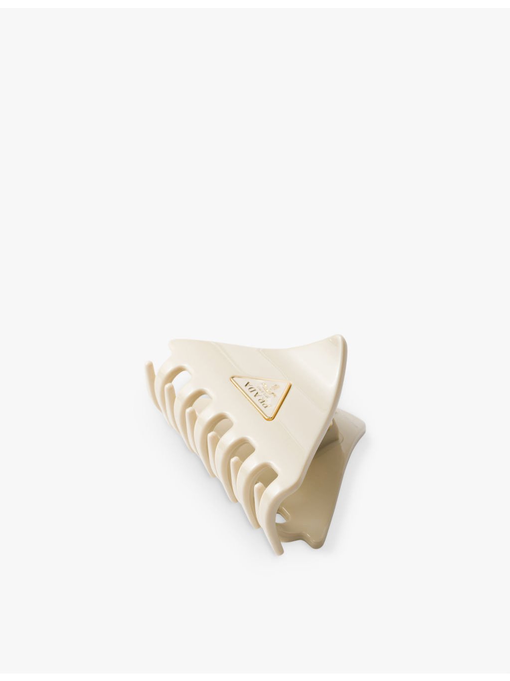 Brand-plaque triangle acrylic claw clip - 2