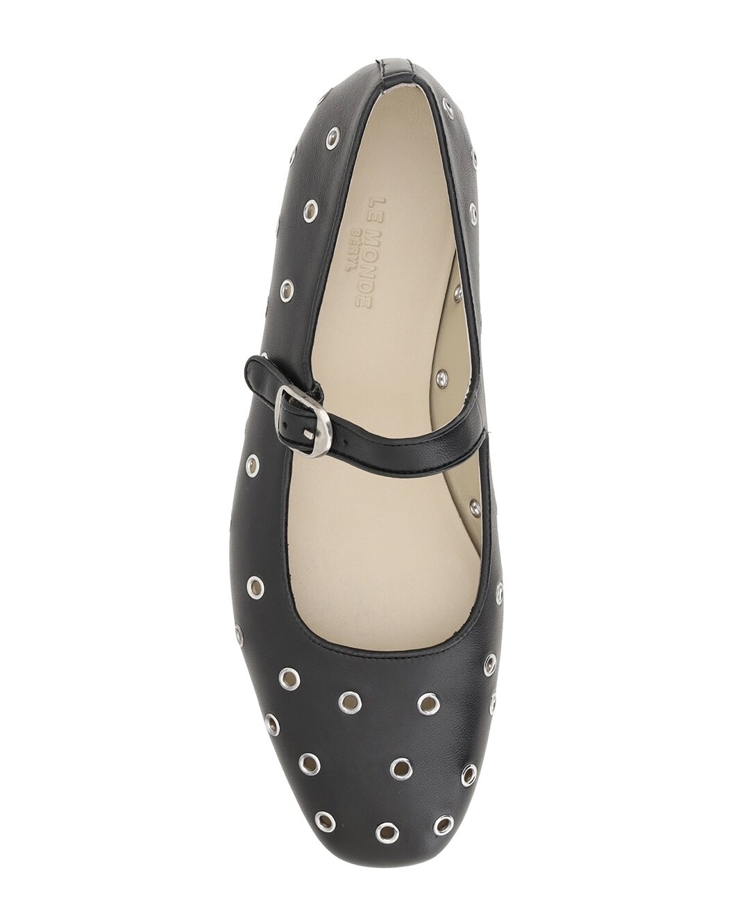 Le Monde Beryl Mary Jane Leather Ballerina Flat - 4