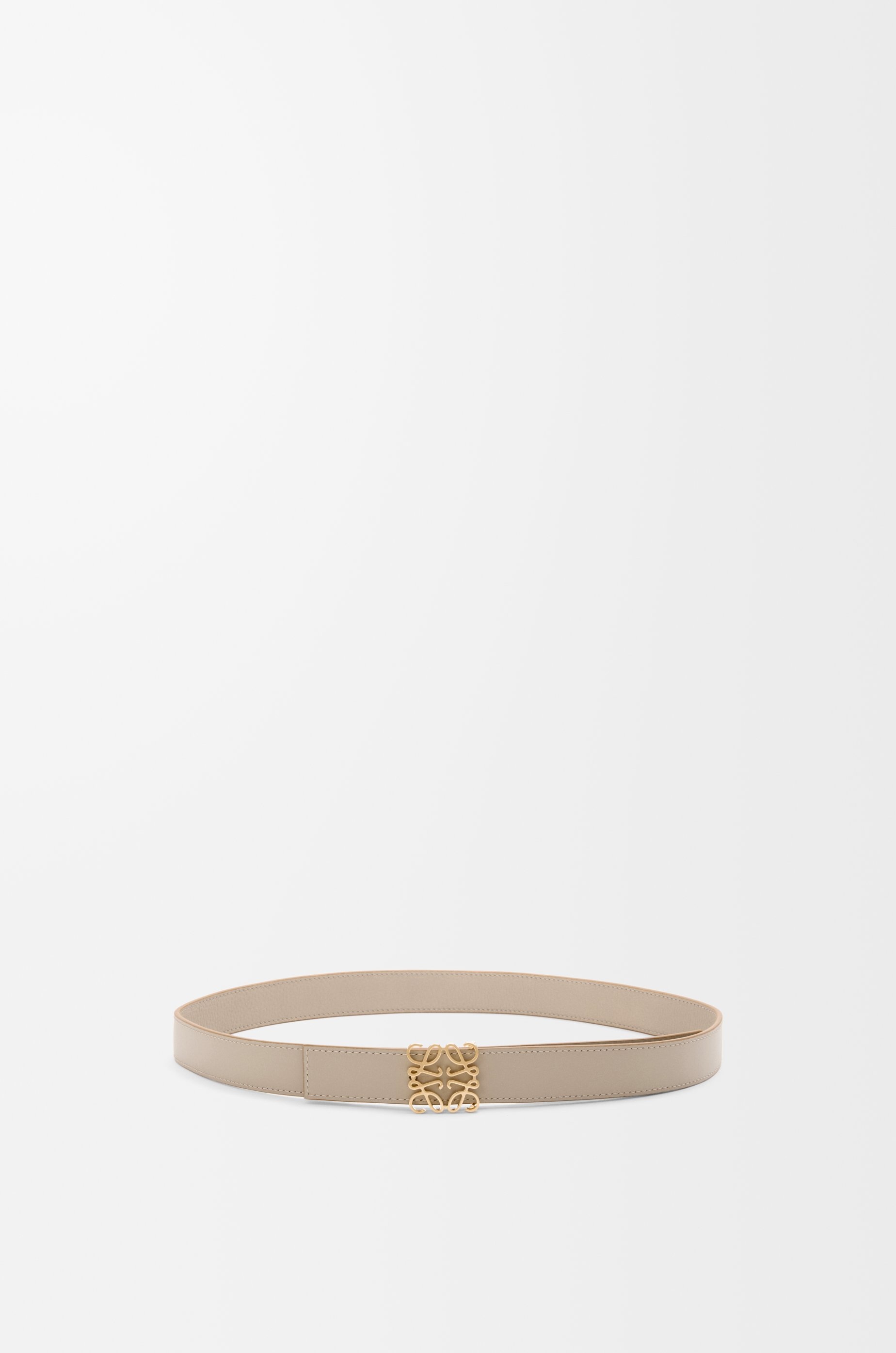 Reversible Anagram belt in supple grained calfskin - 3