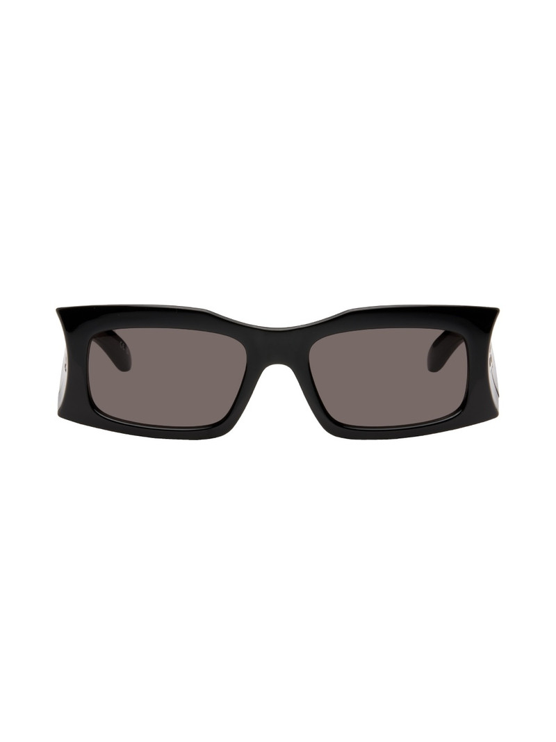 logo-plaque square-frame sunglasses - 1