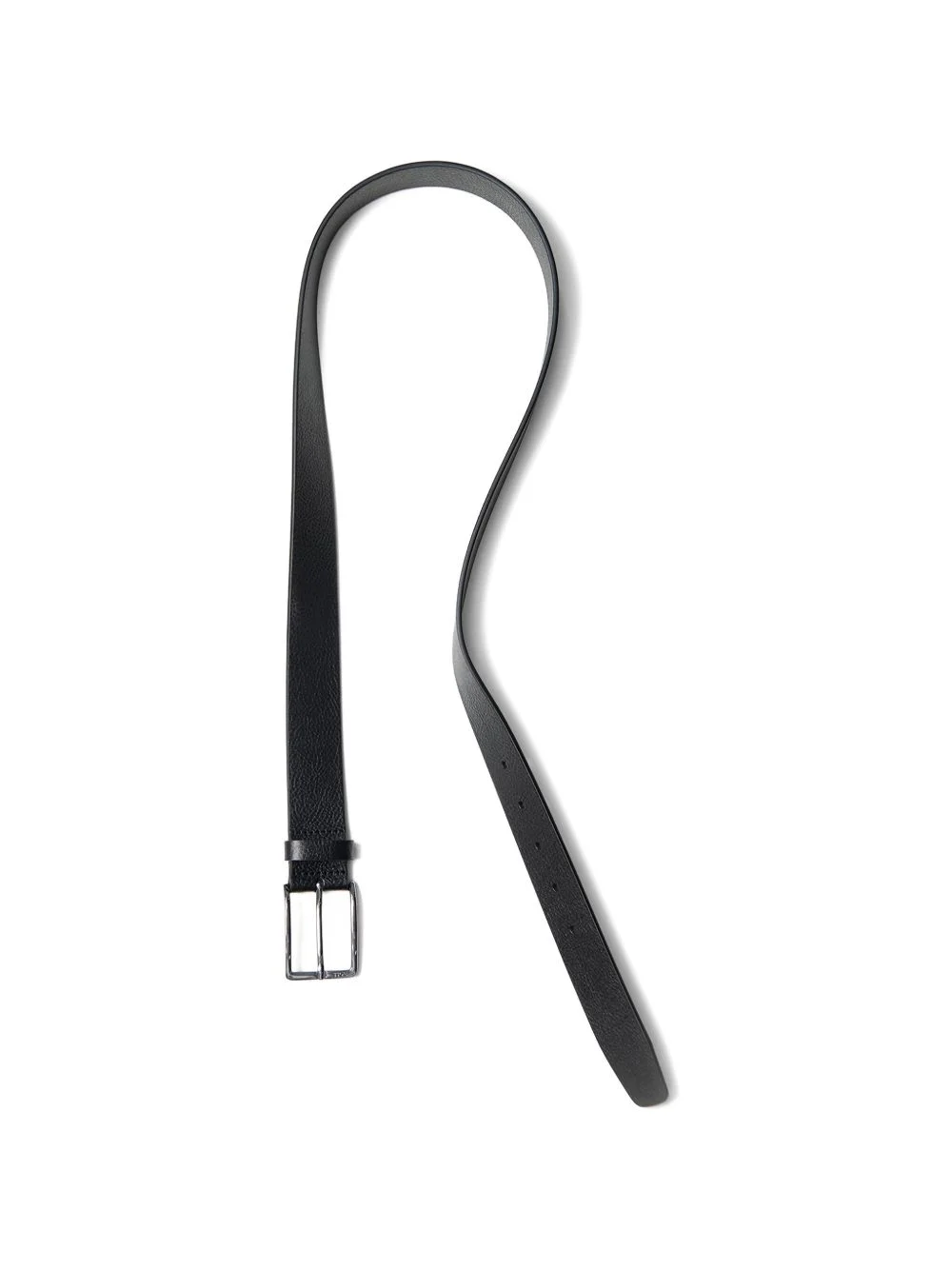 buckle leather belt - 1