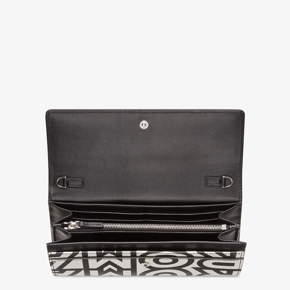 Two-tone nappa leather Fendi Roma Capsule wallet - 4