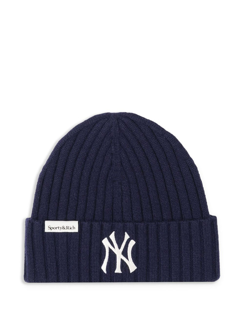 ribbed knit beanie 1
