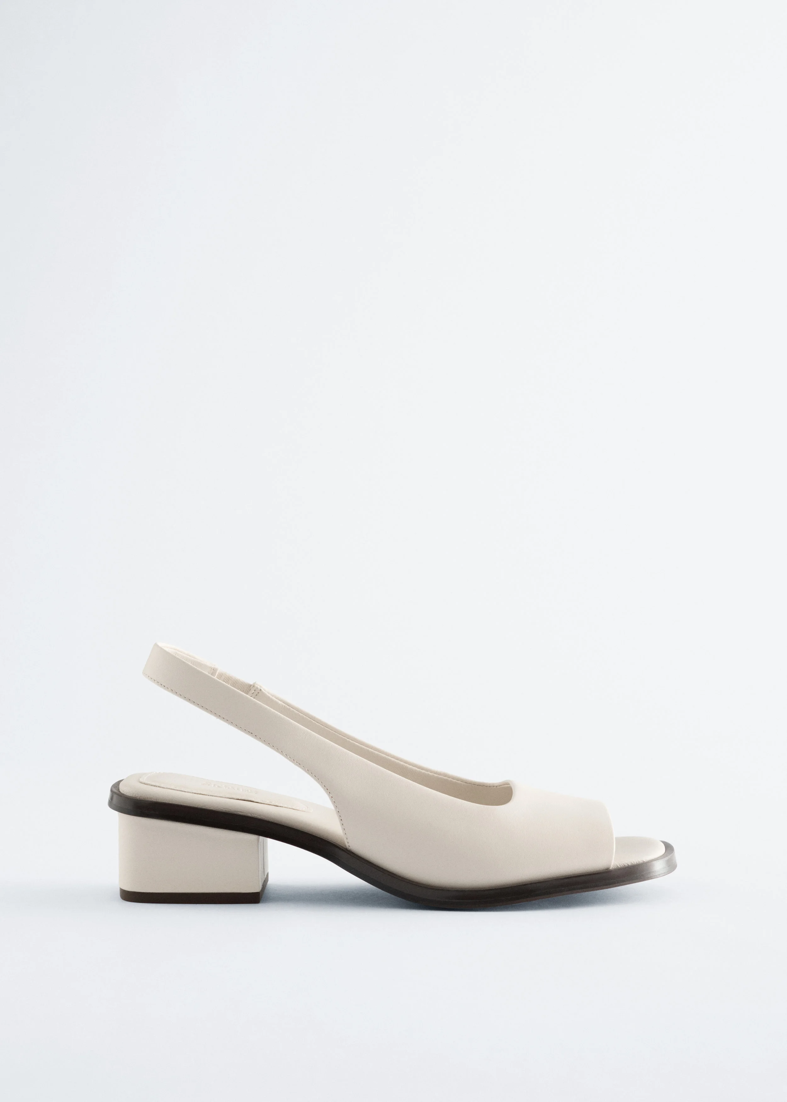 Nappa Leather Slingback Sandals - 1