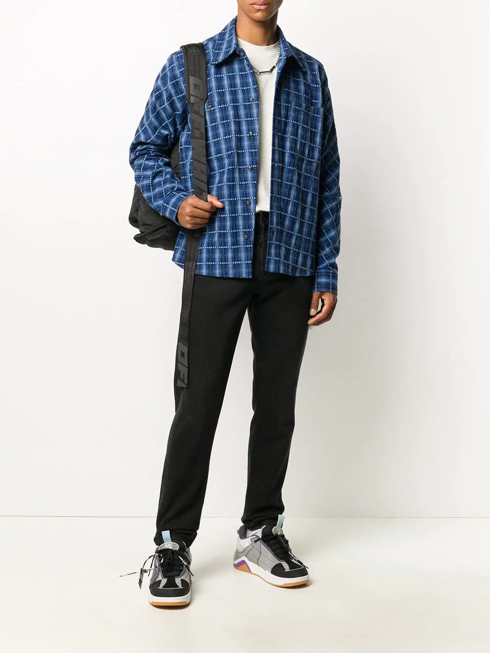 checkered flannel shirt - 2