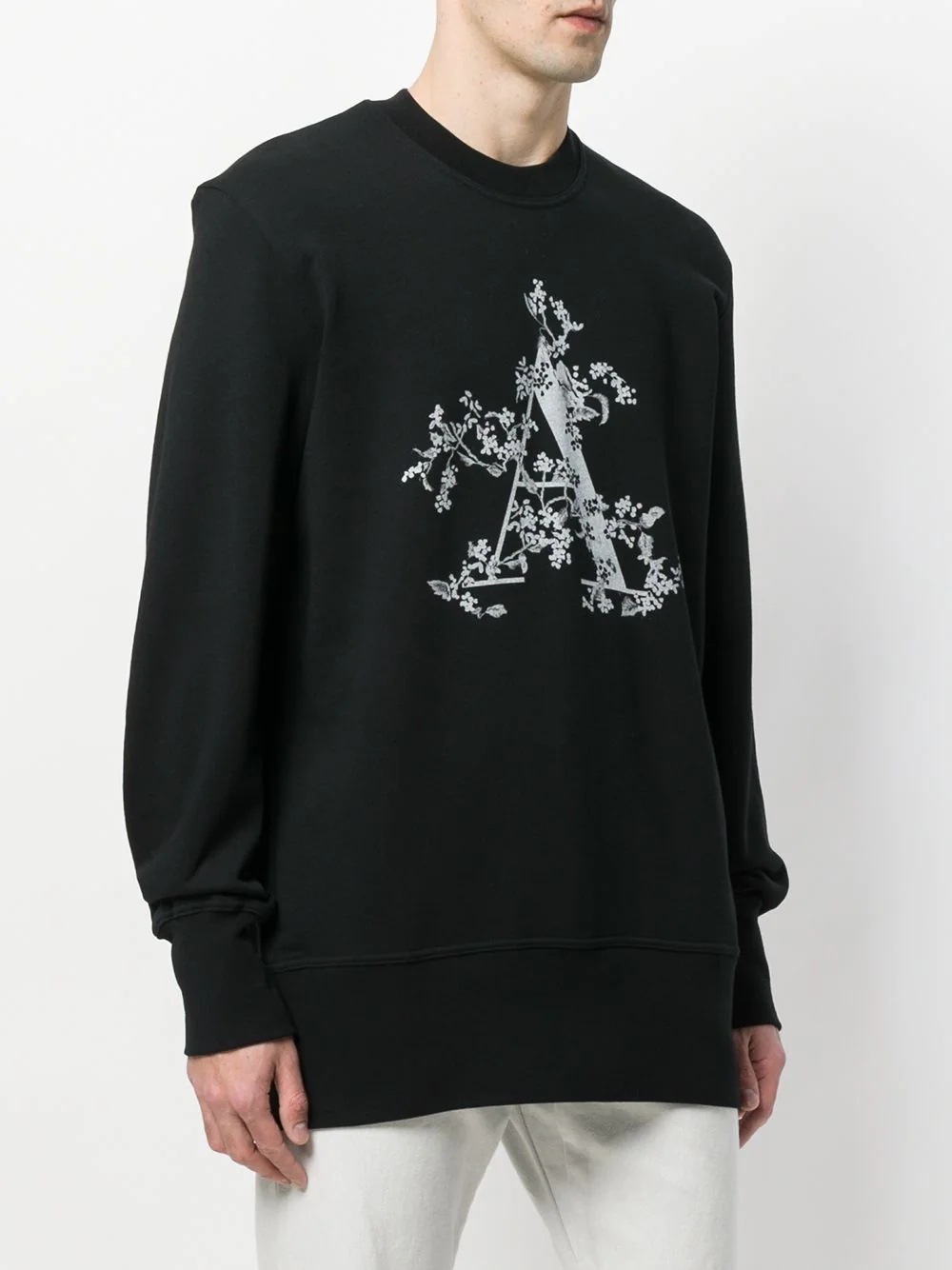 initial print sweatshirt - 3