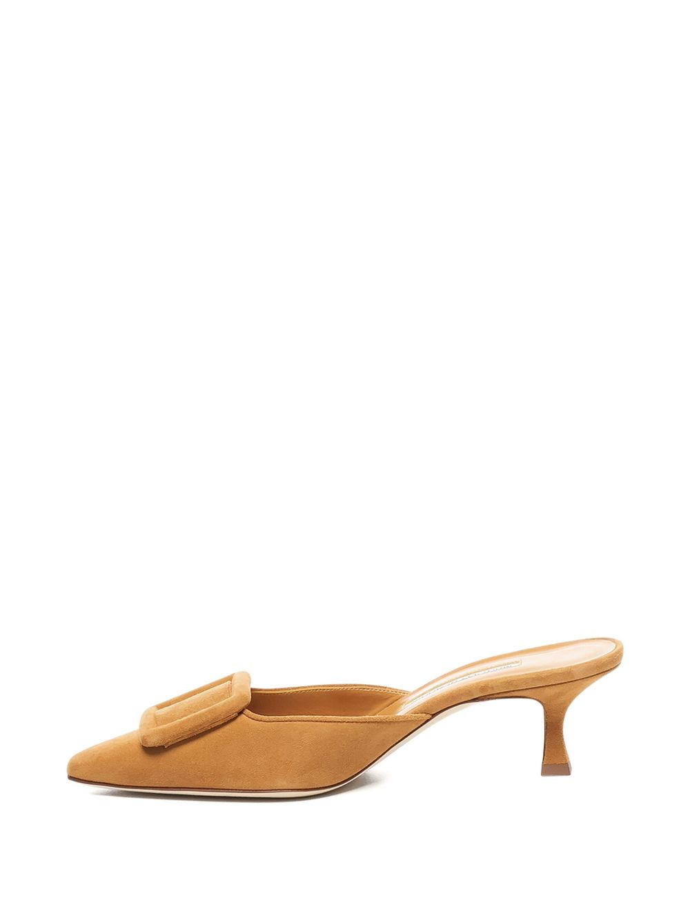 50mm MAYSALE suede kitten-heel mules - 3