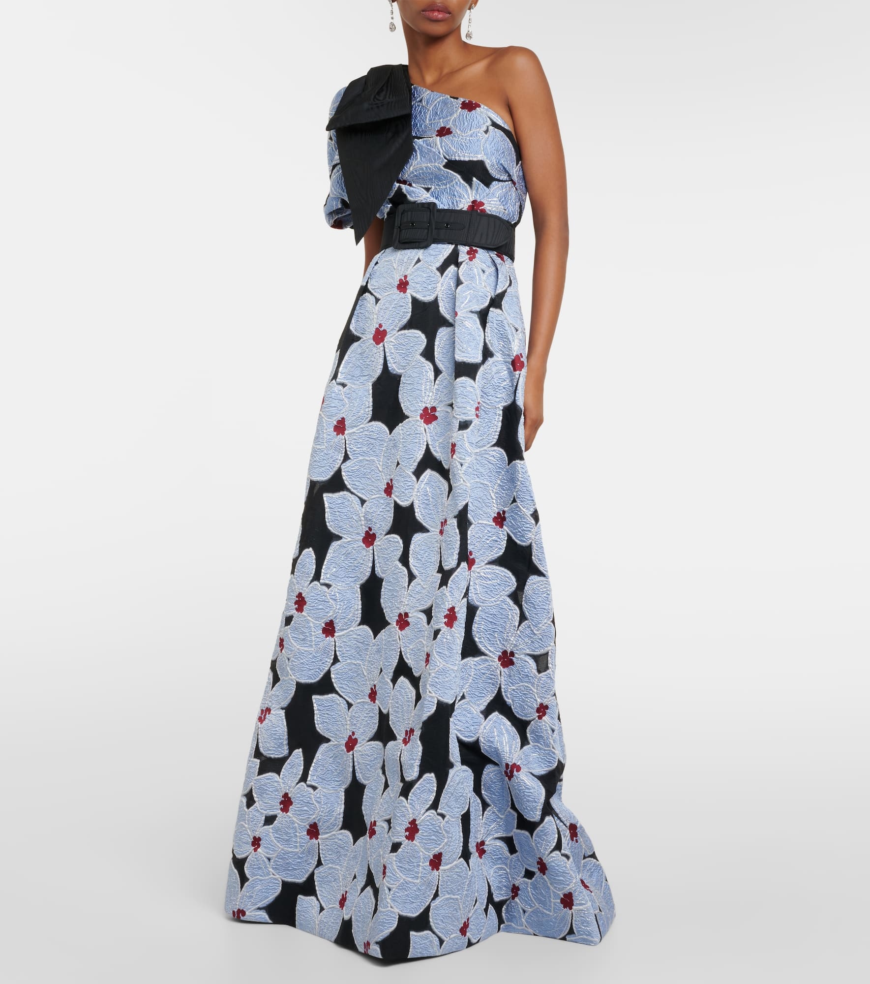Georgina floral brocade gown - 2