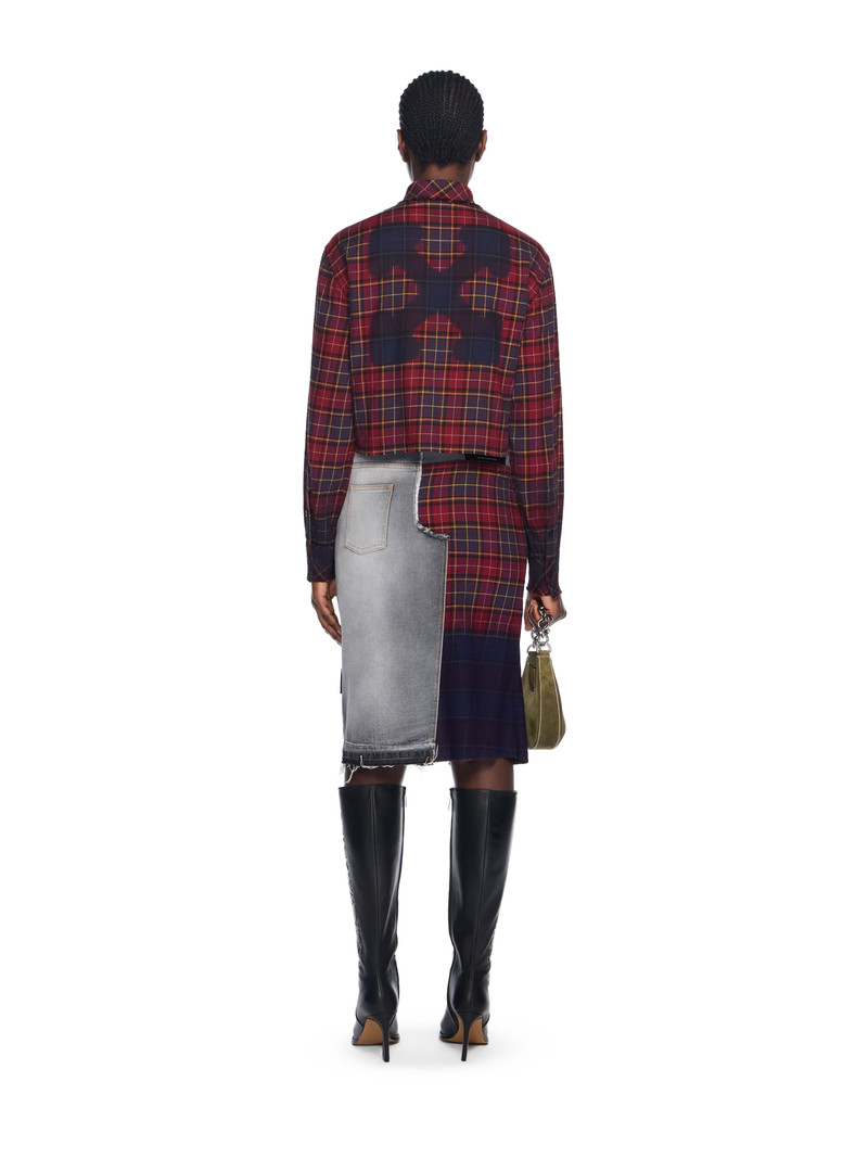 Check Flannel Arrow Spray Shirt 4