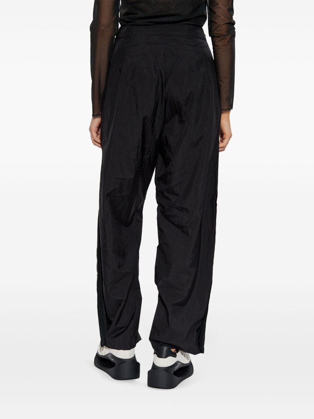 wide-leg utility trousers - 4