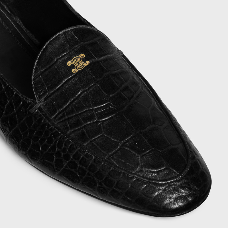 LOAFER AURA IN CROCODILE STAMPED LAMBSKIN 4