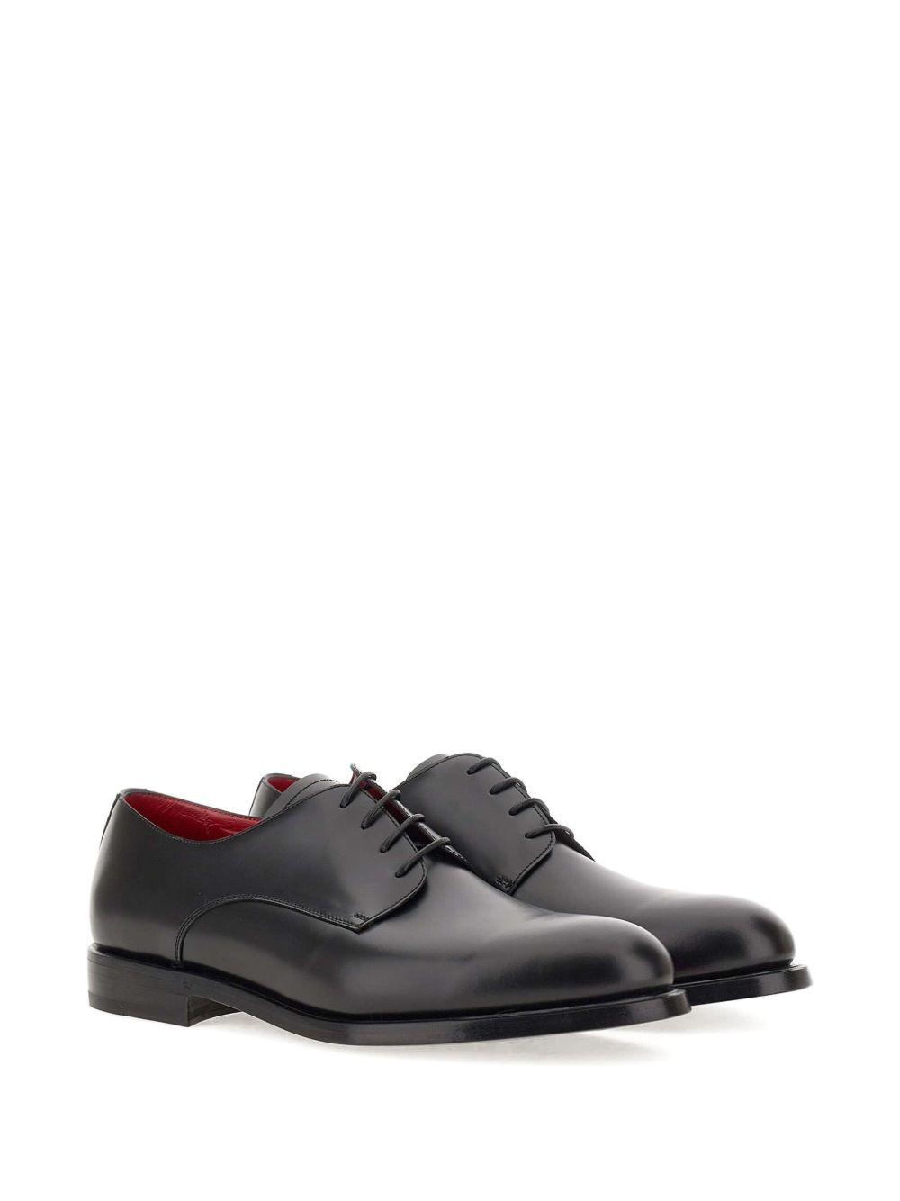 leather lace-up shoes - 2