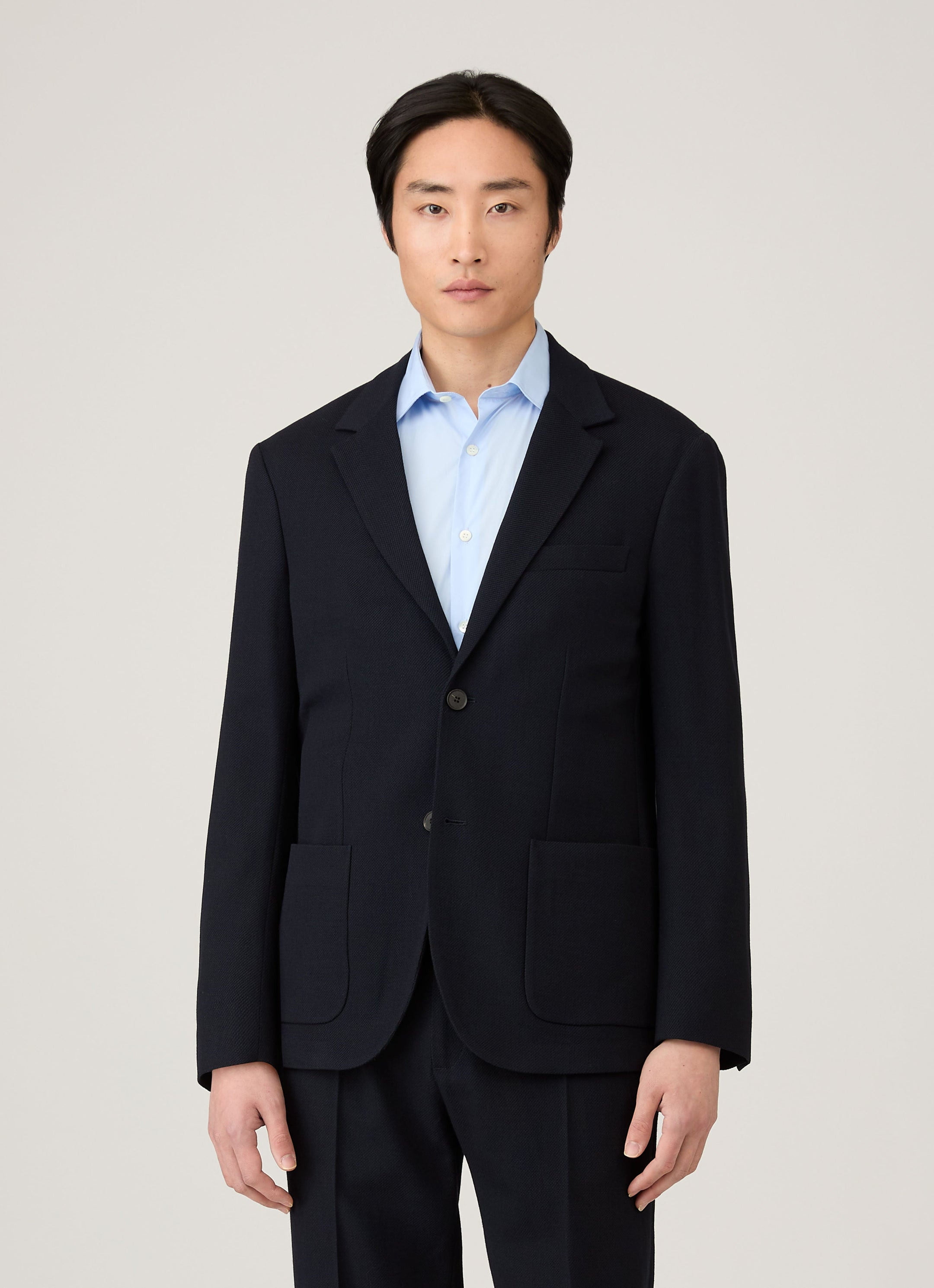 Textured Wool Blazer - 2