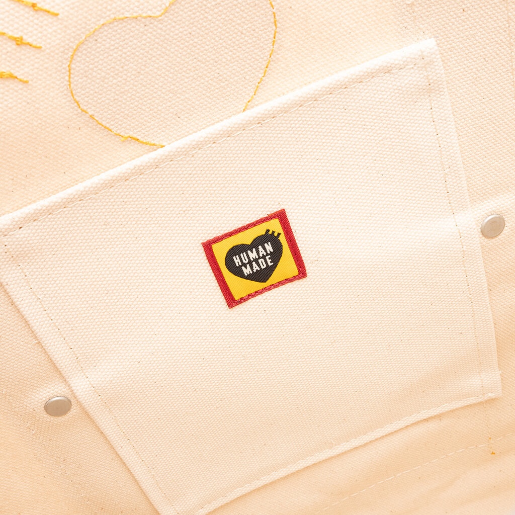 CANVAS TOTE LARGE - WHITE - 4