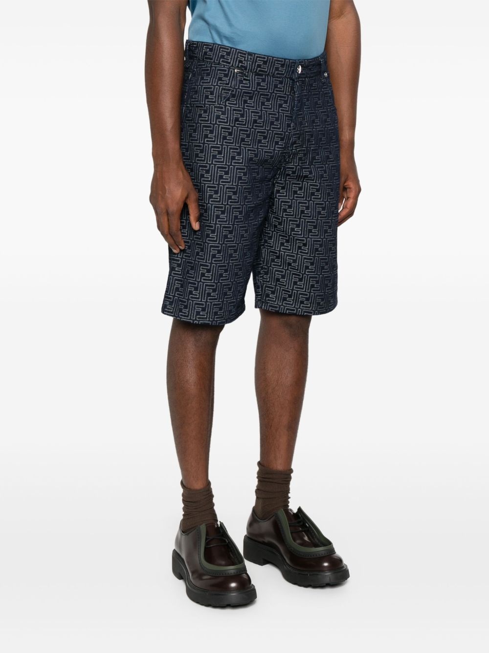 embroidered bermuda shorts - 3