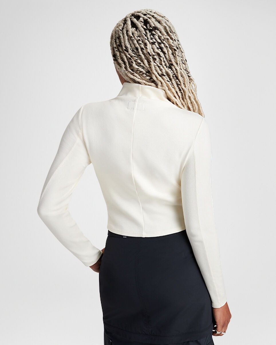 Half-Zip Mock Neck Long Sleeve Top - 3