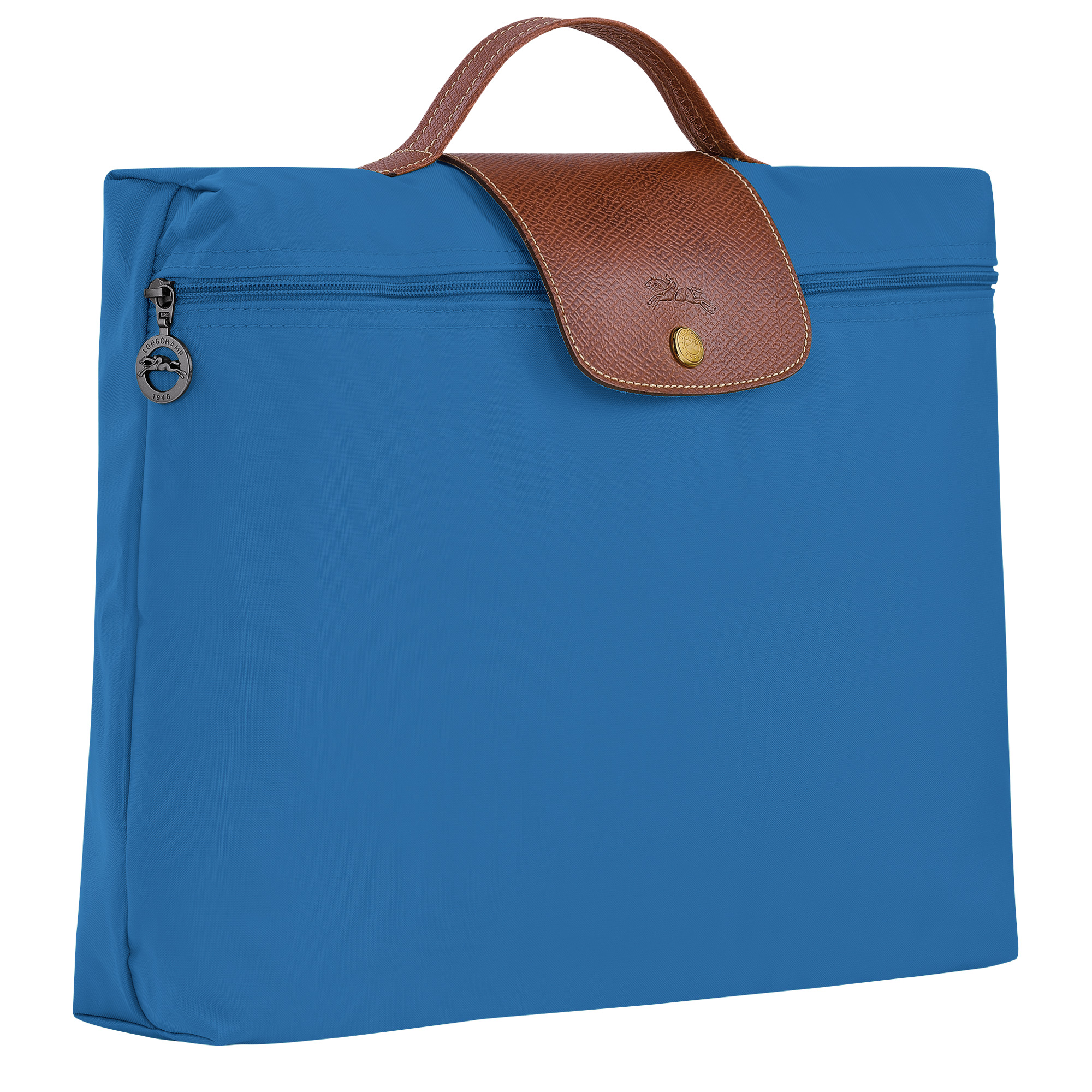 Le Pliage Original S Briefcase Cobalt - Recycled canvas - 3