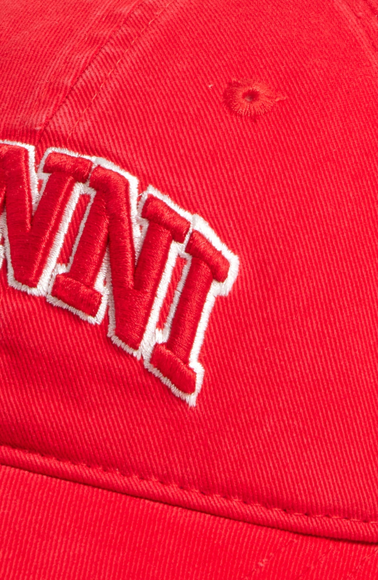 Ganni Washed Cotton Canvas Baseball Cap in Fiery Red at Nordstrom - 3