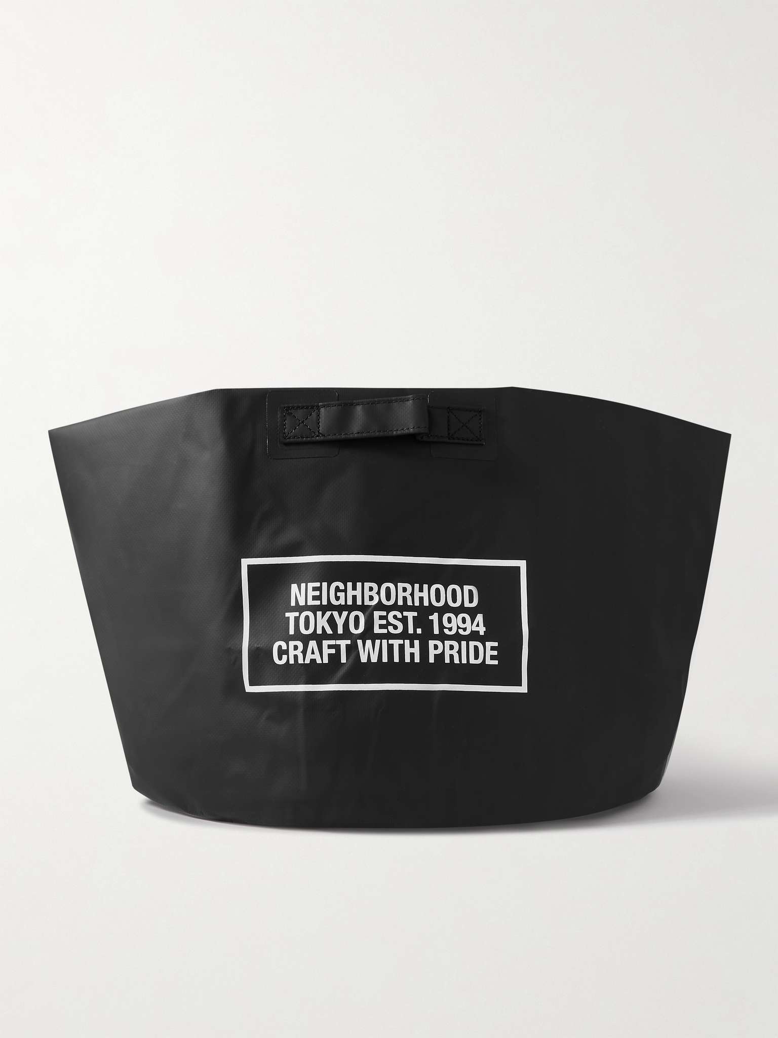 Logo-Print Tarp Tote Bag - 1