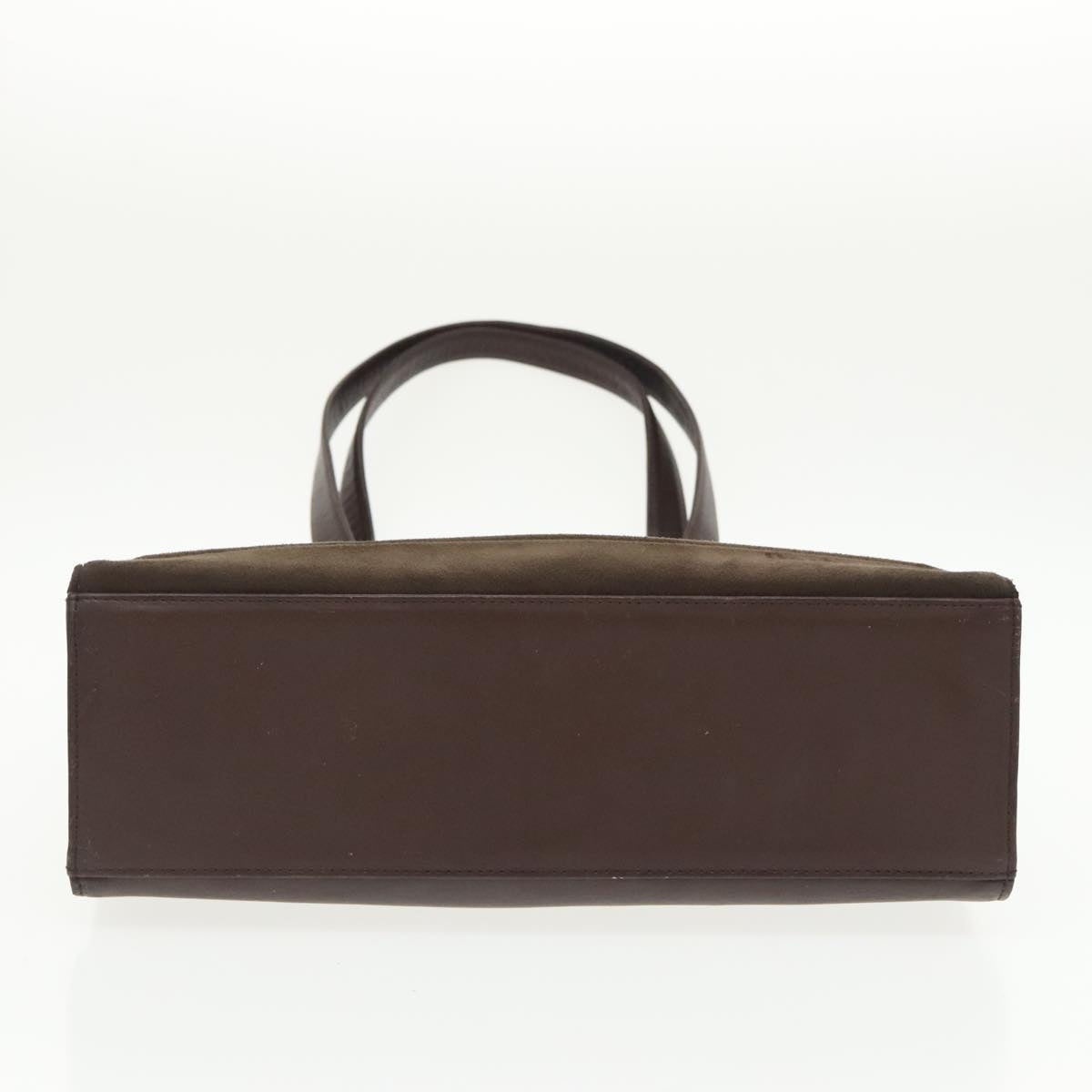 Burberry Shoulder Bag Suede Leather Brown - 5