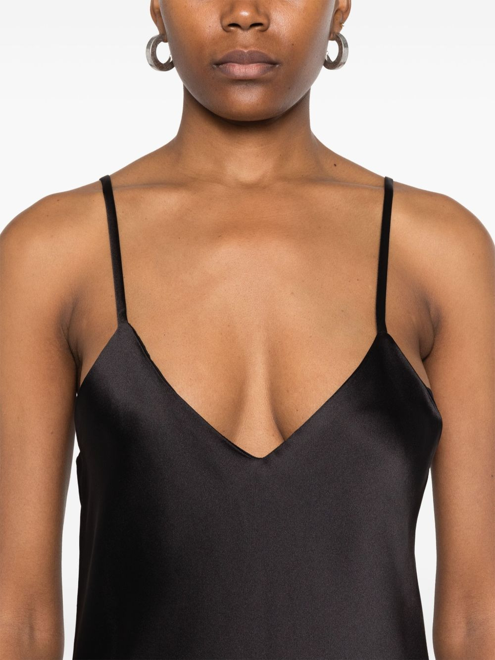 bias-cut slip midi dress - 5