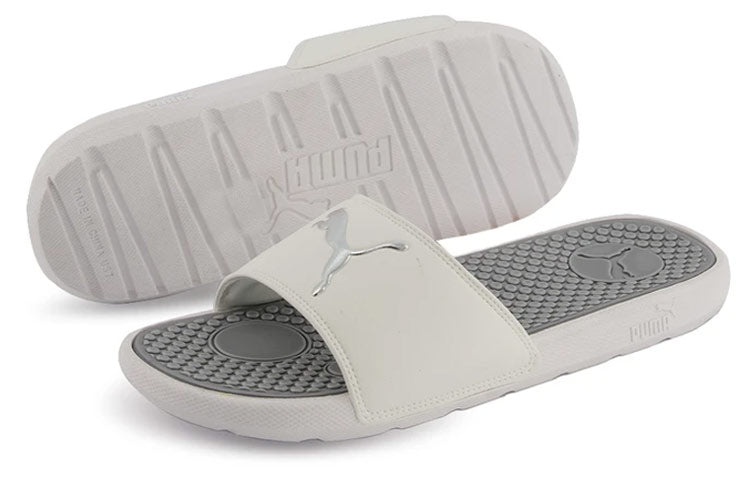 (WMNS) PUMA Cool Cat Sport Slippers White 371016-11 - 3