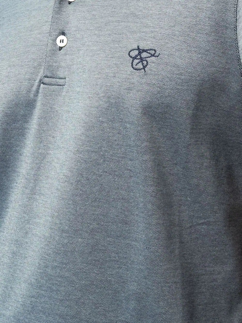 logo-embroidered polo shirt - 5