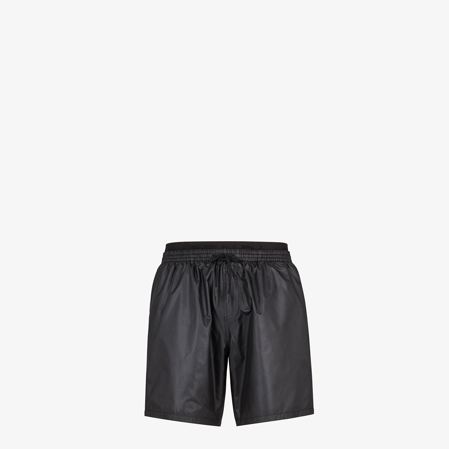 Black tech fabric shorts - 1