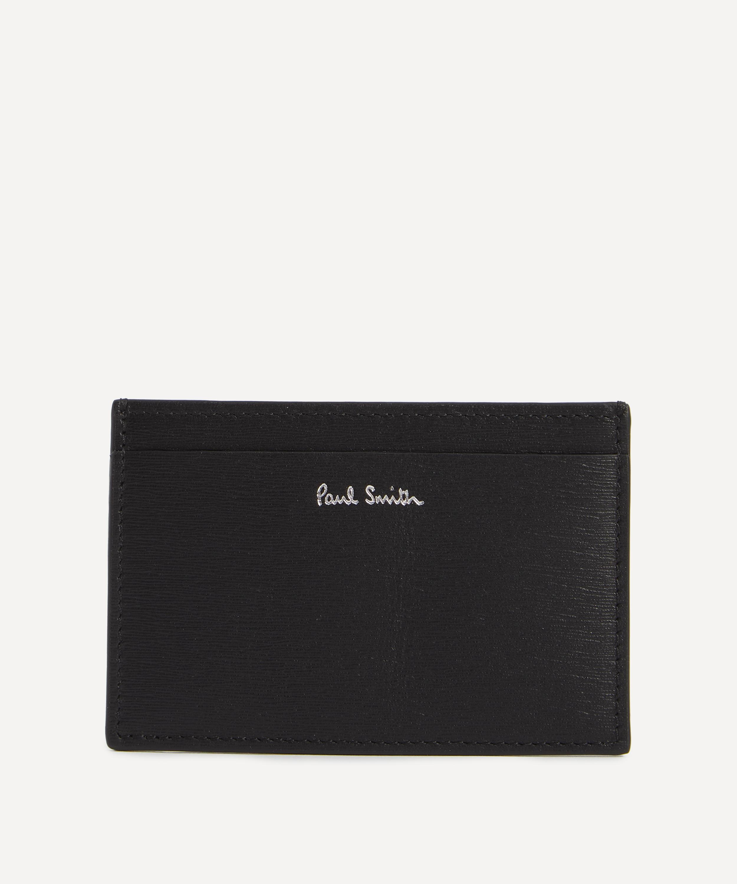 Colour Block Leather Card Holder - 1