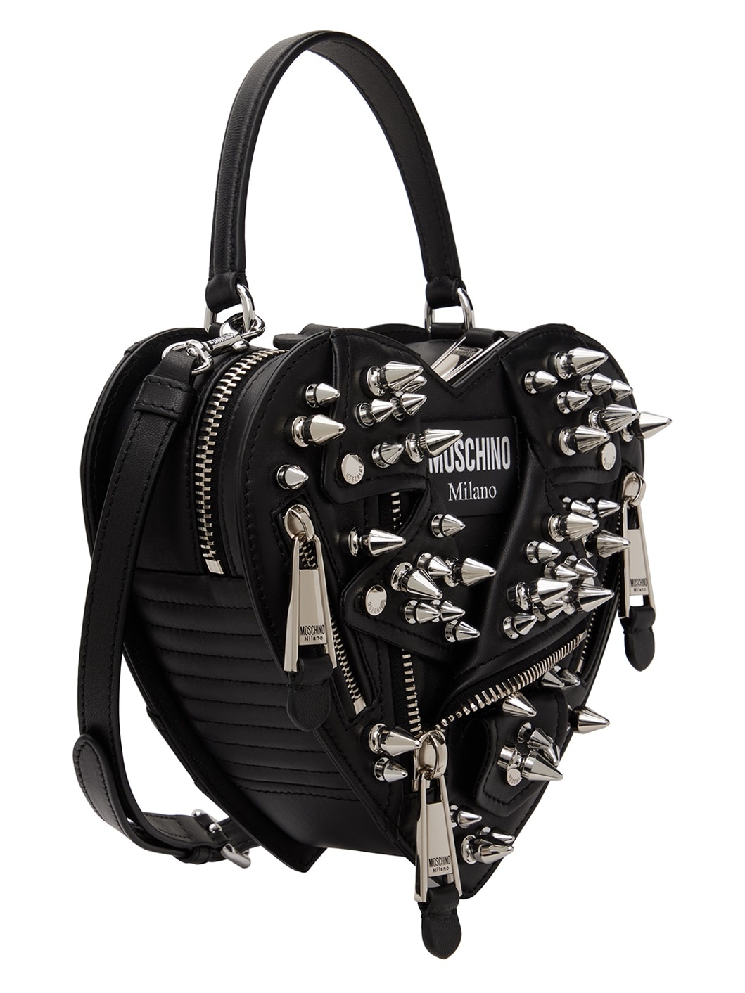 Black Heart Biker Bag - 2