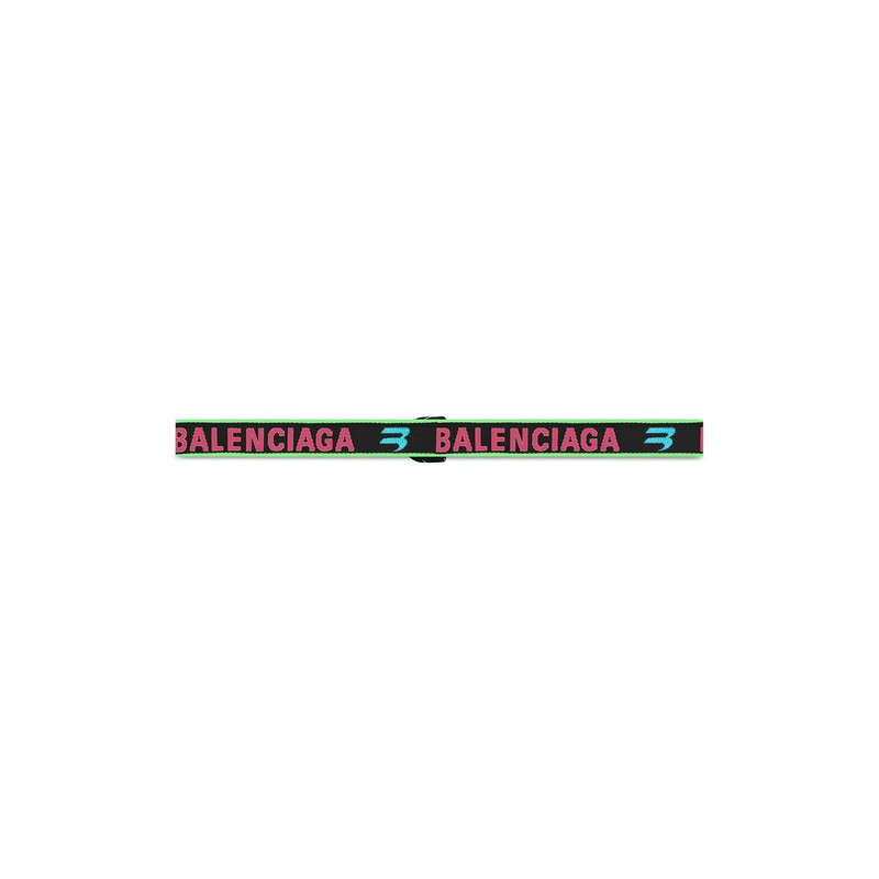 BALENCIAGA Men's D Ring Belt in Grey outlook
