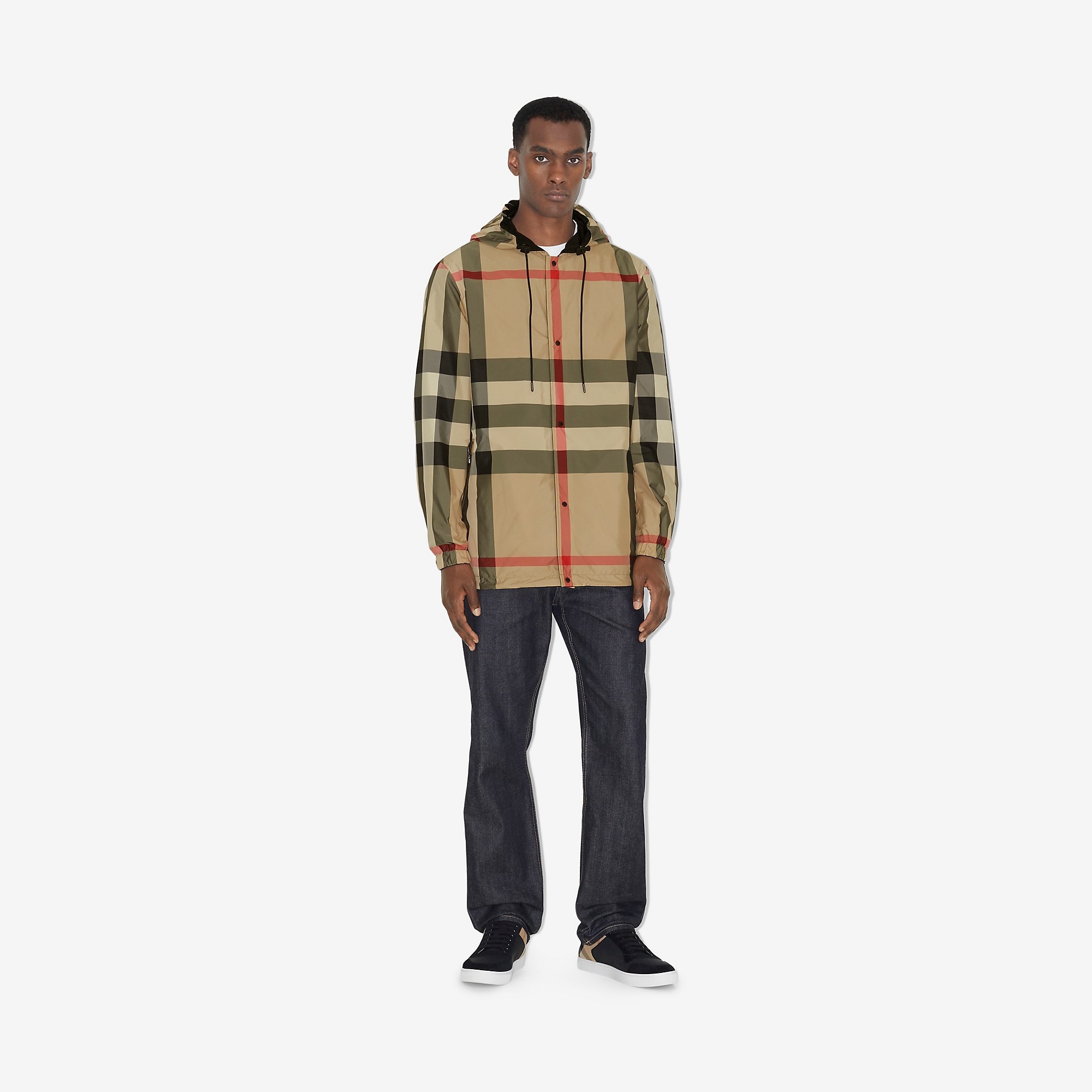 Reversible Check Hooded Jacket - 5