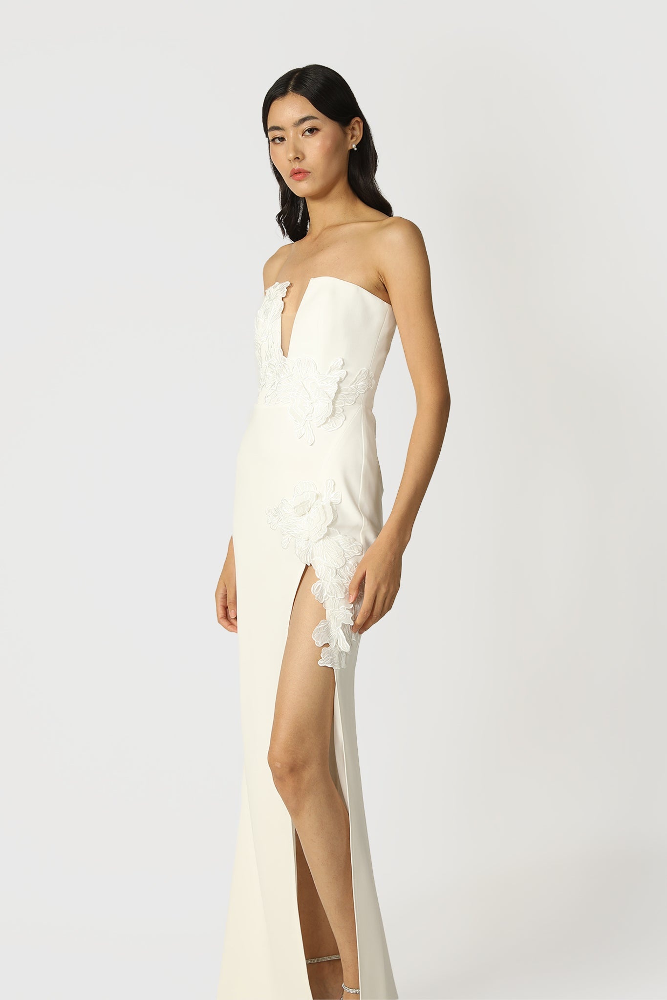 FLORA STRAPLESS GOWN - 2
