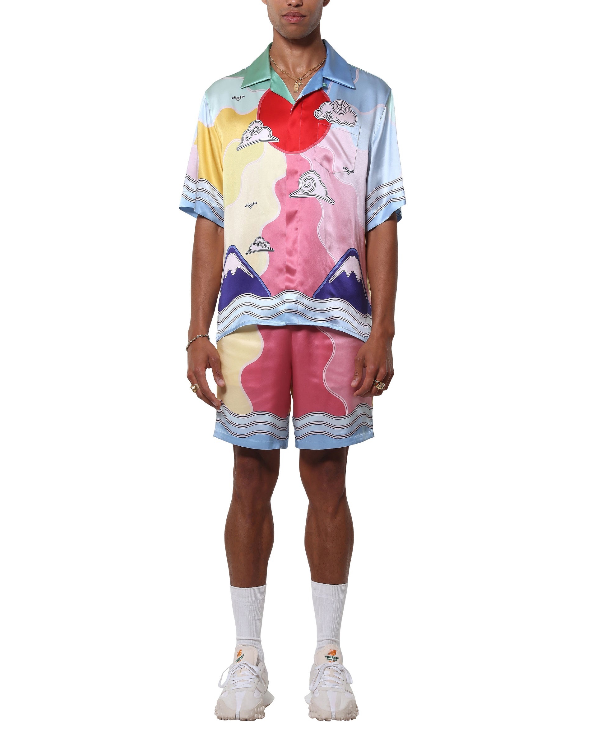 Soleil Levant Silk Shirt - 1