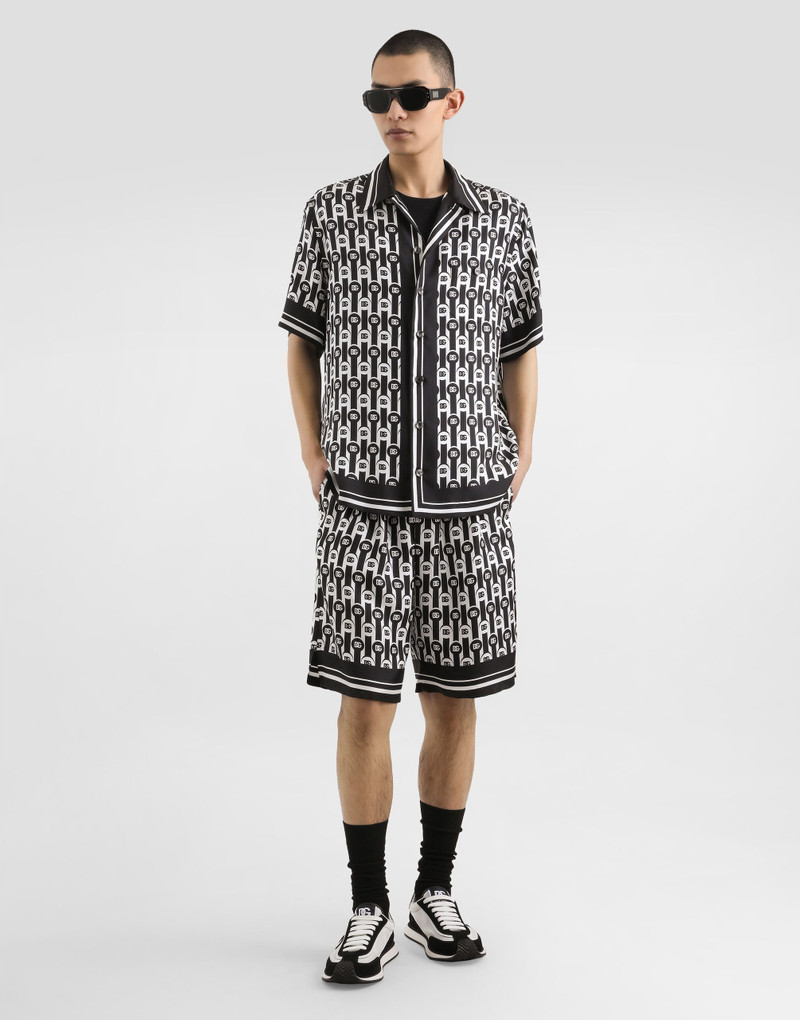 Dolce & Gabbana Silk twill bermuda shorts outlook