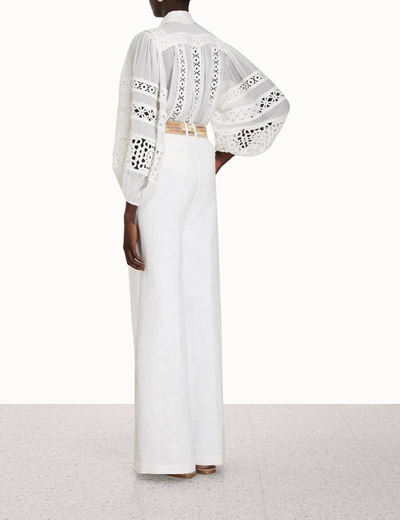 DEVI SPLICED BILLOW BLOUSE 4