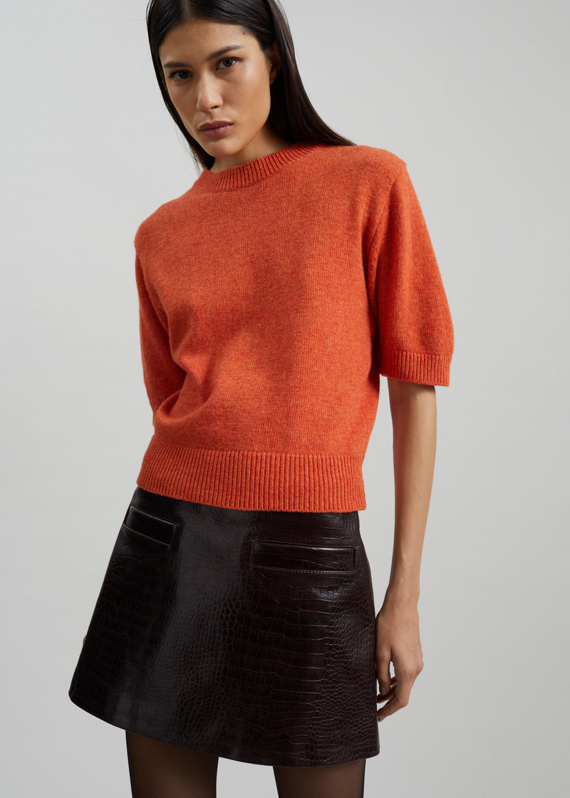 Zoersel Knit Top - Orange 4