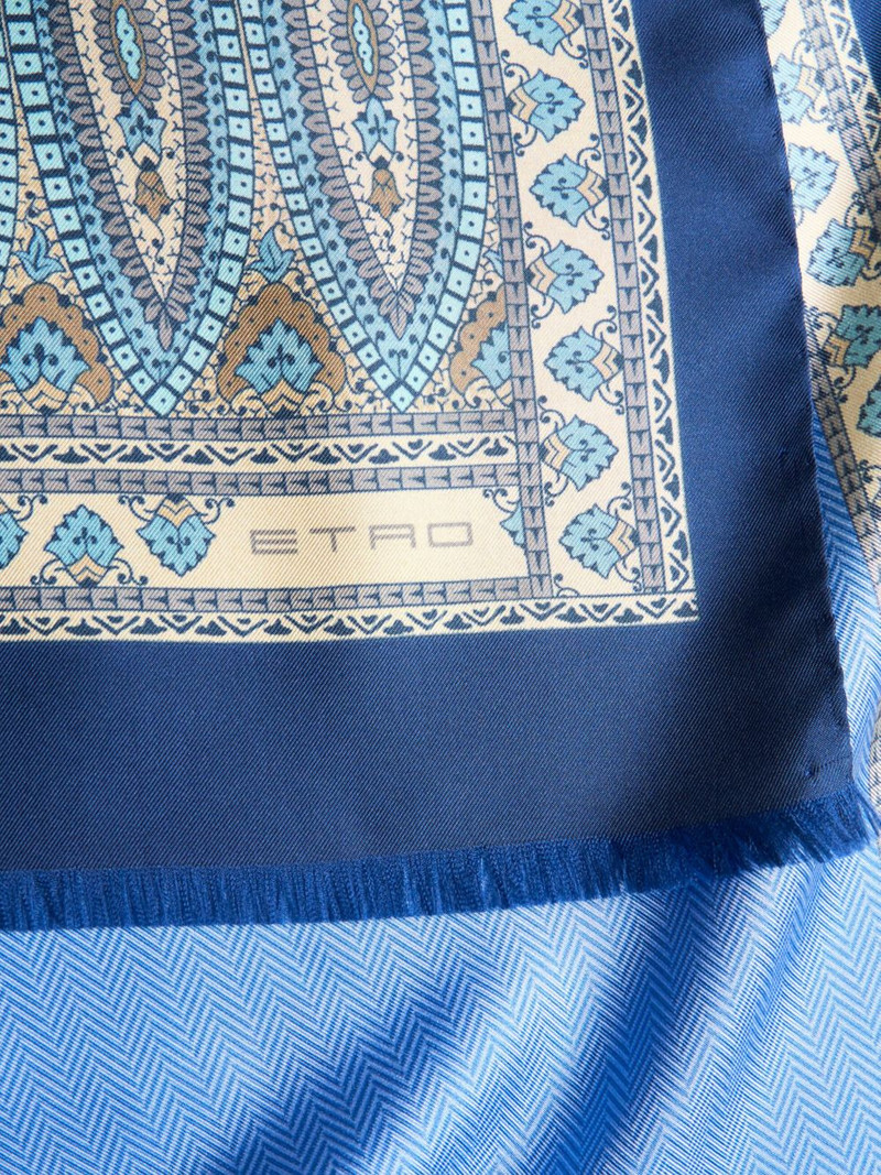 Etro paisley-pattern scarf outlook
