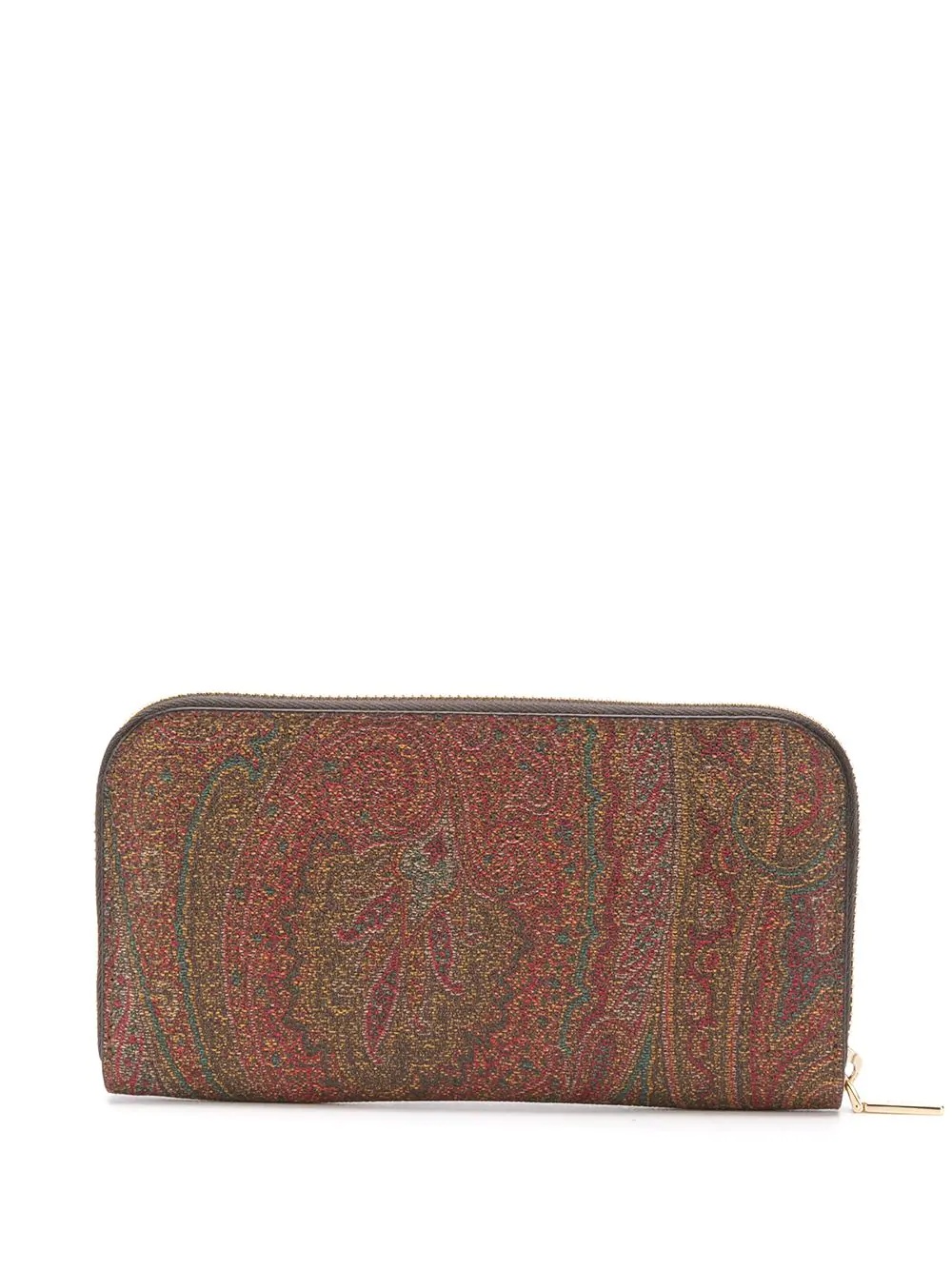 paisley-print continental wallet - 2