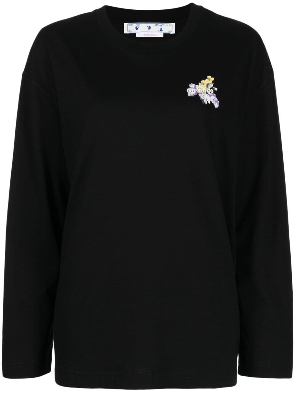 Flower Arrow cotton sweatshirt - 1