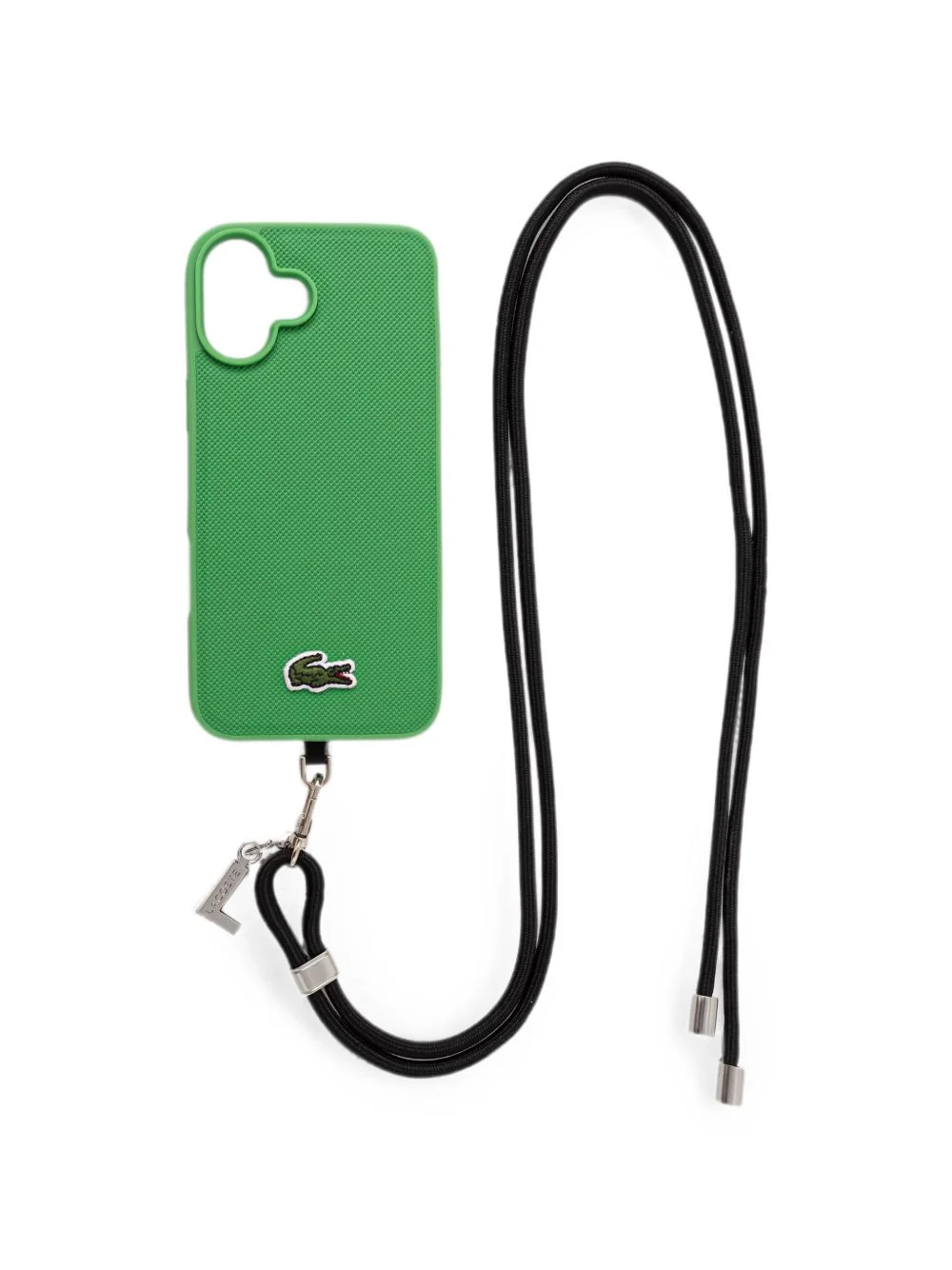 logo-patch lanyard iPhone 16 case - 1