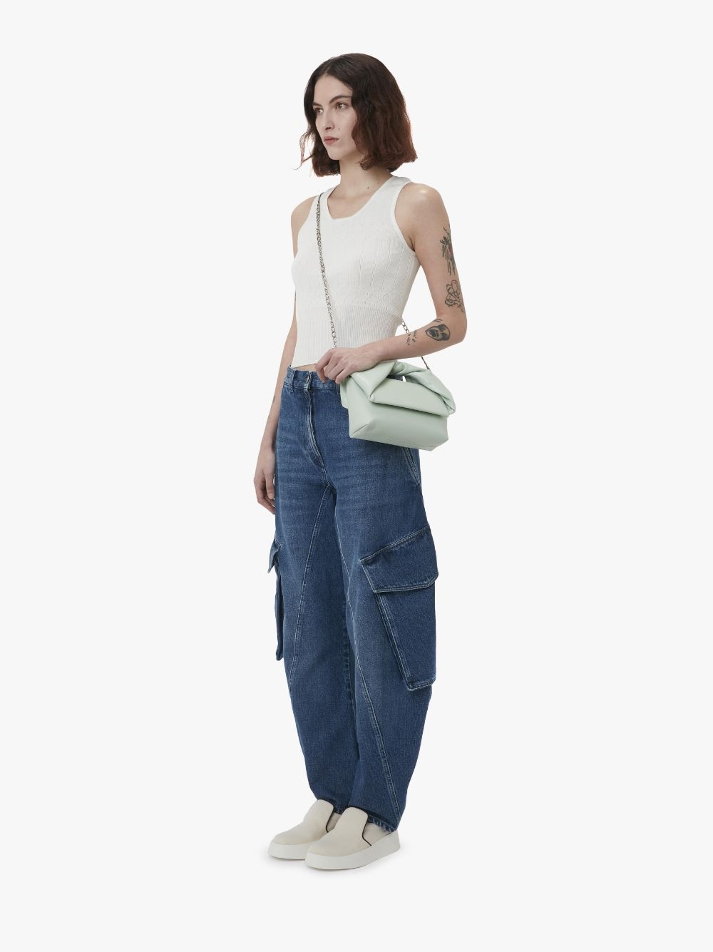 TWISTED CARGO JEANS - 4