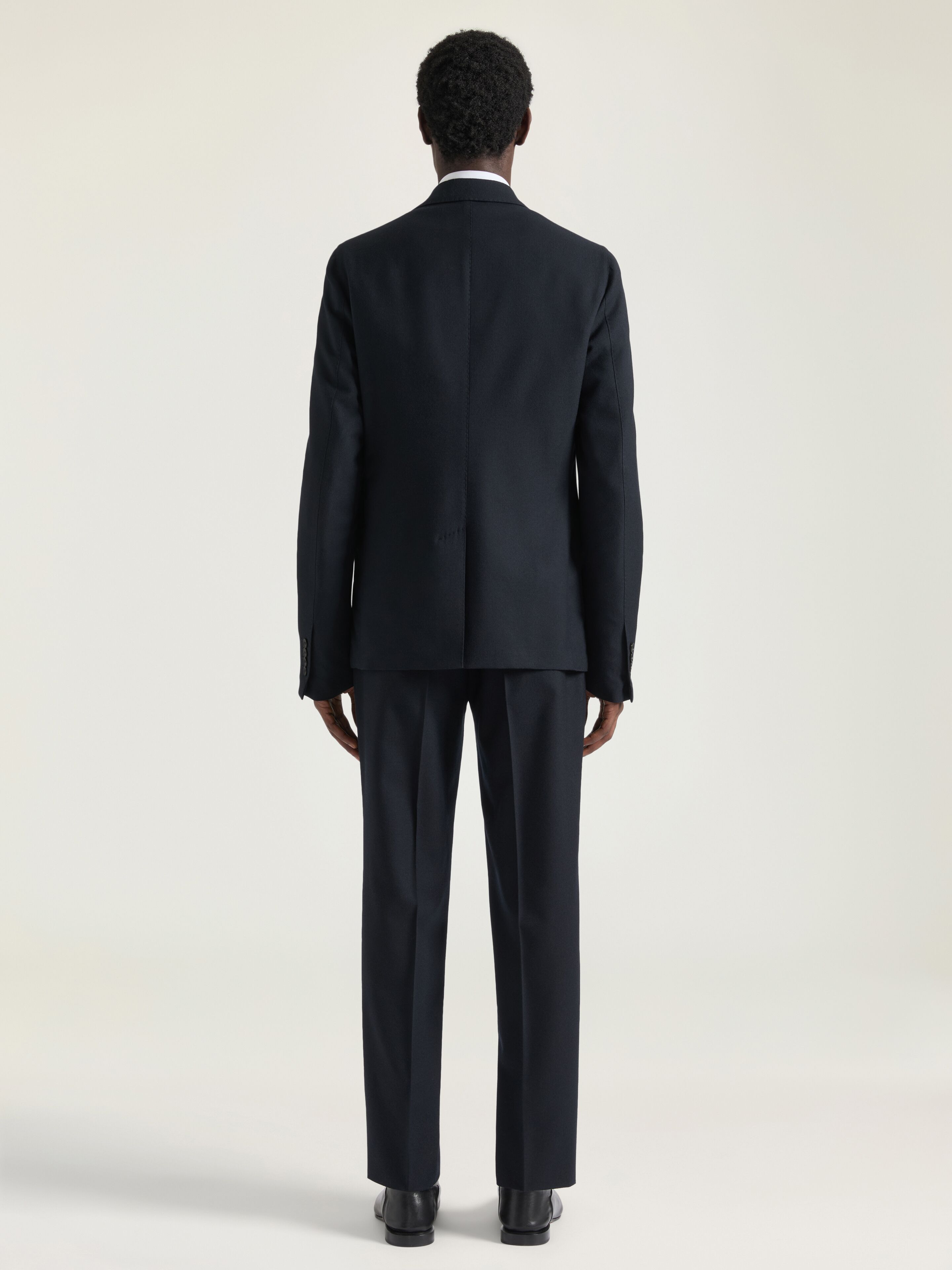 DECONSTRUCTED SINGLE BREASTED JACKET IN FLANNEL - 3