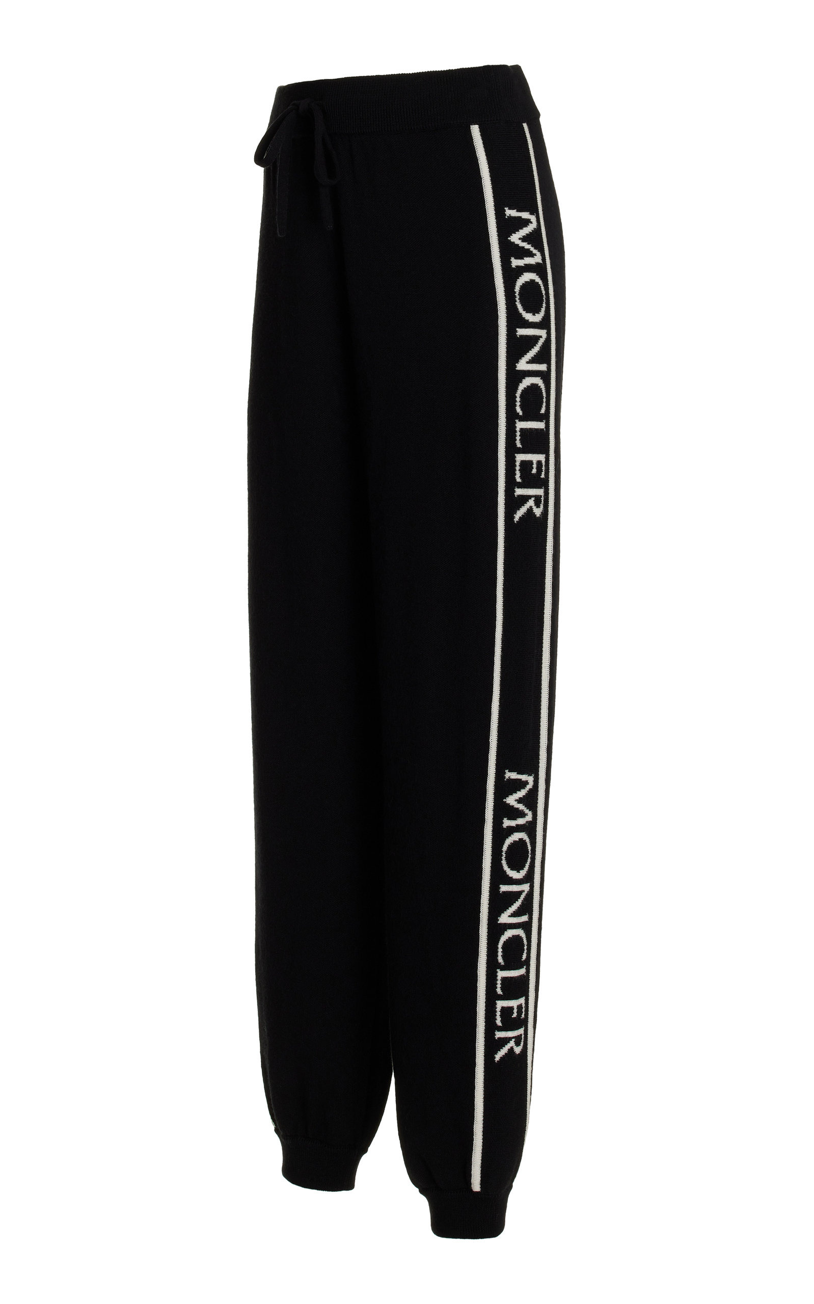 Logo-Trimmed Wool Sweatpants black - 5