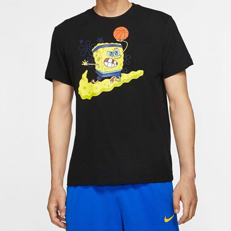 Nike Nike Kyrie SpongeBob SPORTS T SHIRT Black CD0949 010 REVERSIBLE